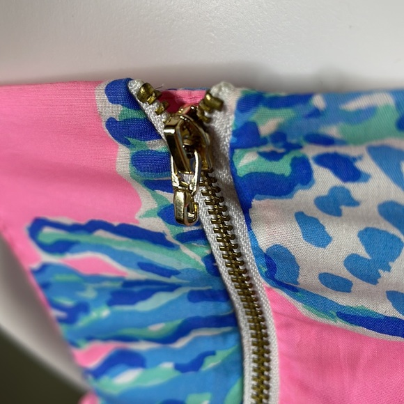 Lilly Pulitzer Ardleigh Sleeveless Sweetheart Neckline Mini Dress Size 00 READ!! - Picture 8 of 11